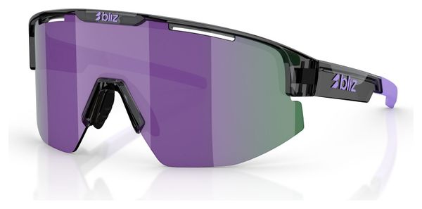 Bliz Matrix Occhiali piccoli di cristallo nero/viola