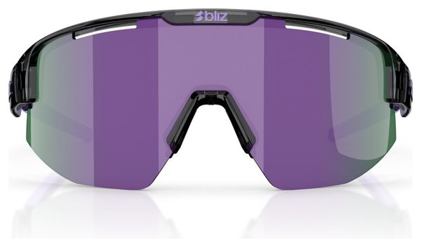 Bliz Matrix Occhiali piccoli di cristallo nero/viola