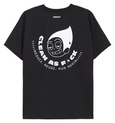 Camiseta de manga corta Circle Agility CAF 2.0 negra unisex