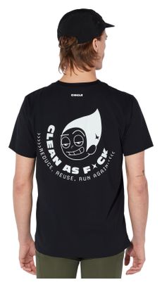 Camiseta de manga corta Circle Agility CAF 2.0 negra unisex