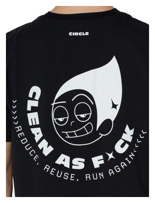 Camiseta de manga corta Circle Agility CAF 2.0 negra unisex