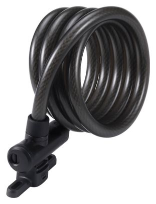 Antivol BBB KeyGuard Cable 15x1800mm (Avec Support) Noir