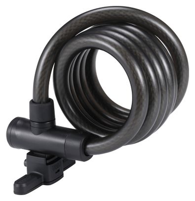 Antivol BBB KeyGuard Cable 15x1800mm (Avec Support) Noir