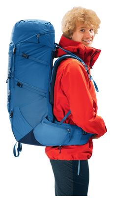 Deuter Aircontact Core 60 +10L Blue Men's Hiking Backpack