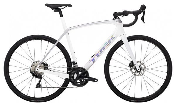 Vélo de Route Trek Domane SL 5 Shimano 105 11V 700 Blanc / Quicksilver 2022