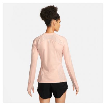 Maillot manches longues Femme Nike Run Division Dri-Fit ADV Rose