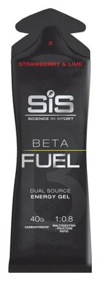 SIS Beta Fuel Geles Energéticos (Pack de 6) Fresa/Lima 60ml