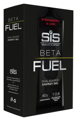 Gels énergétiques SIS Beta Fuel Fraise/Citron vert - 6x60ml