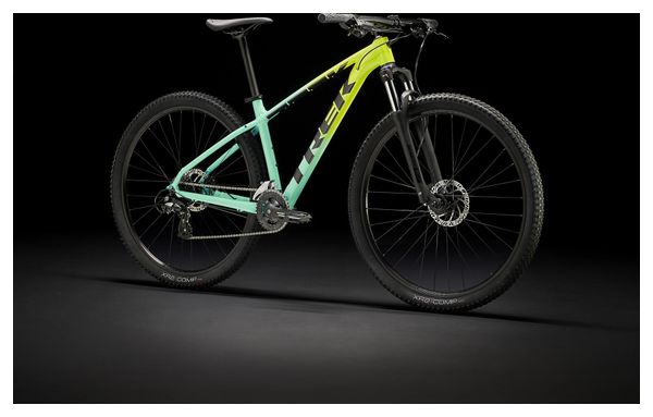 Trek Marlin 5 Shimano Altus 8V 27.5" Semi Rigid Mountain Bike Yellow / Green 2023