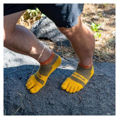 Chaussettes à orteils de running Trail Midweight Mini-Crew Coolmax unisexe