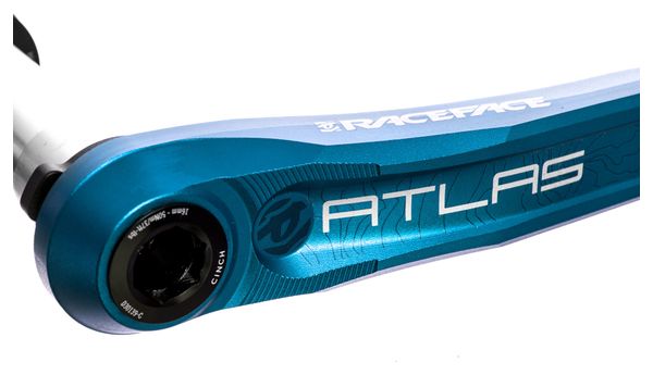 Race Face Atlas Cinch Direct-Mount cranks (zonder behuizing) Blauw