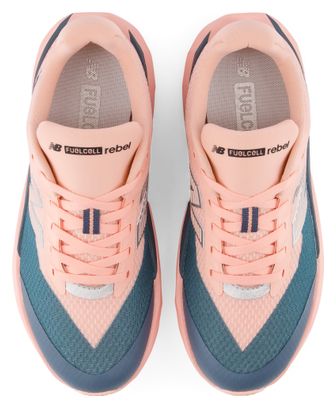 Zapatillas de running New Balance FuelCell Rebel Lace rosa/azul para niño