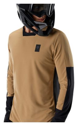Fox Defend Thermal Long-Sleeve Jersey, Brown Sugar Beige, Men's