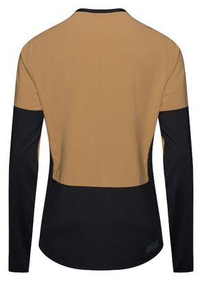 Fox Defend Thermal Long-Sleeve Jersey, Brown Sugar Beige, Men's