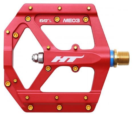 HT ME03T Red flat pedals