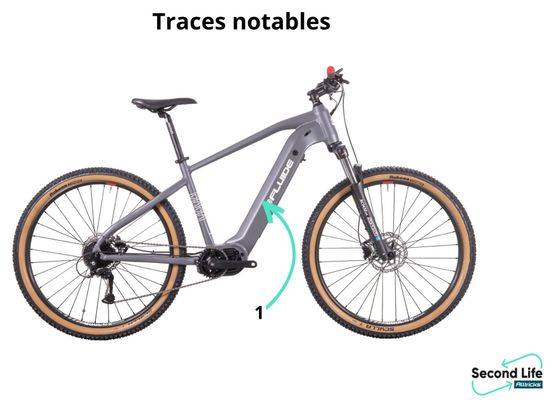 Producto Reacondicionado - BTT Eléctrica Semirrígida Fluid Shimano Acera/Altus 9V 630 Wh 29'' Gris 2023