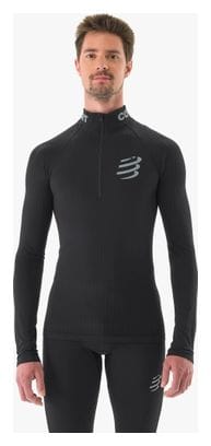 Baselayer Compressport 3D Thermo 1/2 Zip Black