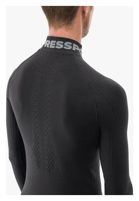 Camiseta interior Compressport 3D Thermo 1/2 Zip Negra