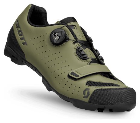 Men's Scott Comp Boa MTB Shoes Green/Black