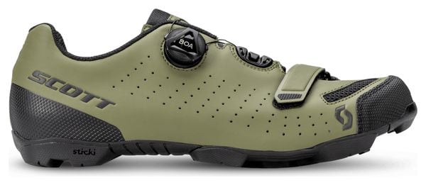 Men's Scott Comp Boa MTB Shoes Green/Black