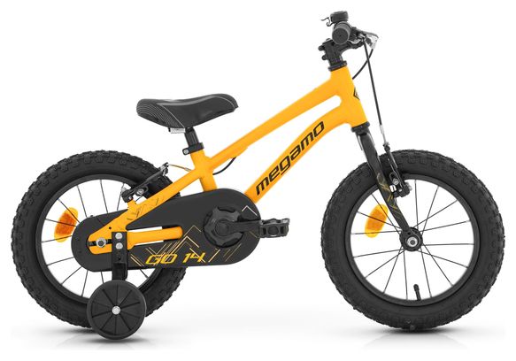 Megamo 14" GO Children's Mountain Bike Yellow 2026