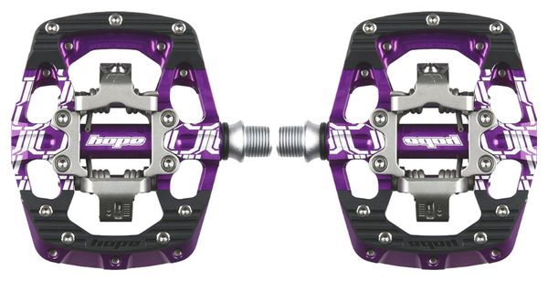 Pair of Hope Union GC Purple Automatic Pedals