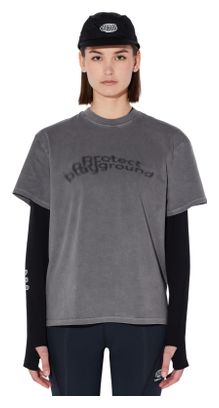 Maglietta a maniche corte Circle Supernatural grigia unisex