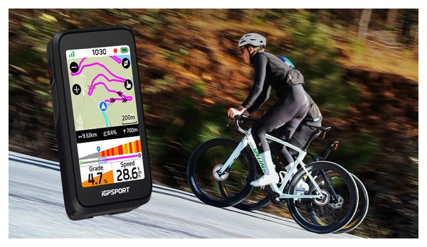 GPS-Tacho iGPSport BiNavi Air