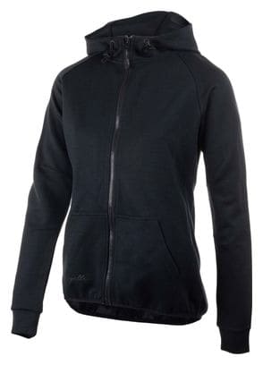 Hoodie Zippe Rogelli Training - Femme - Noir