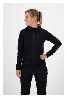 Hoodie Zippe Rogelli Training - Femme - Noir