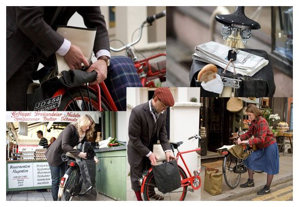 Brooks Brick Lane Roll-Up Panniers Black