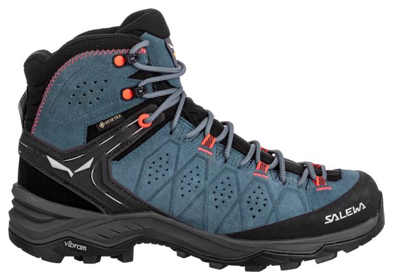 Dameswandelschoenen Salewa Alp Trainer 2 Mid Gore-Tex Blauw