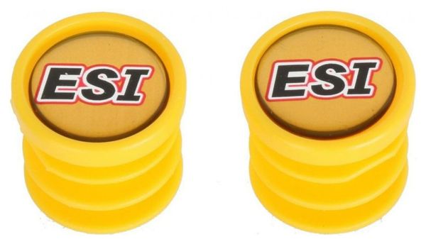 ESI Handlebar End Cap Yellow