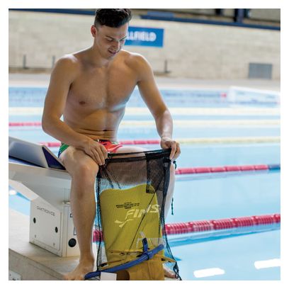 Bolsa de malla para equipo de natación Finis Negra