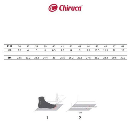 Chaussures de randonnée Chiruca Cares Boa Hi-Vis - GoreTex - Vibram - Vertes