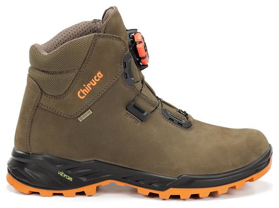 Chiruca Wanderschuhe Cares Boa Hi-Vis - GoreTex Verde - Vibram - Grün