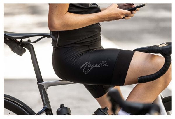 Cuissard Velo Avec Bretelless Rogelli Essential II - Femme - Noir