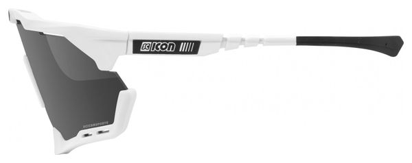 Scicon Sports Aeroshade XL Lunettes De Soleil De Performance Sportive (Scnpp Multimiror Silver/Luminosité Blanche)