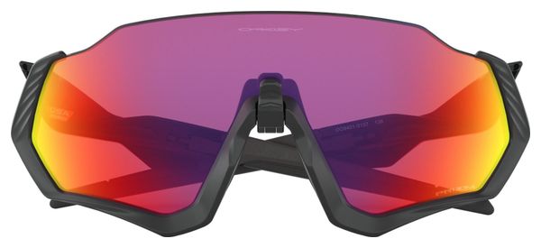 Oakley Flight Jacket Sonnenbrille Mattschwarz PRIZM Road