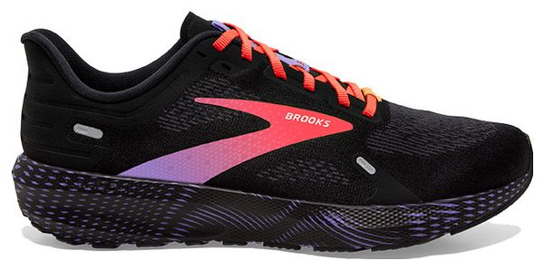 Brooks Launch 9 Women's Running Shoes Black Purple Pink