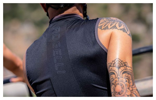 Maillot Sans Manches Velo Rogelli Essential Homme Noir