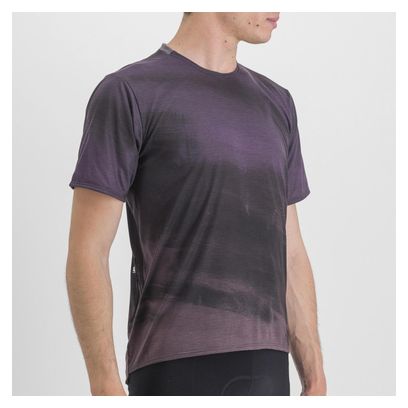 Sportful Flow Giara Purple Technical T-Shirt