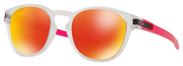Oakley Sunglasses Latch Crystal Pop Matte Clear / Prizm Ruby / Ref. OO9265-4753