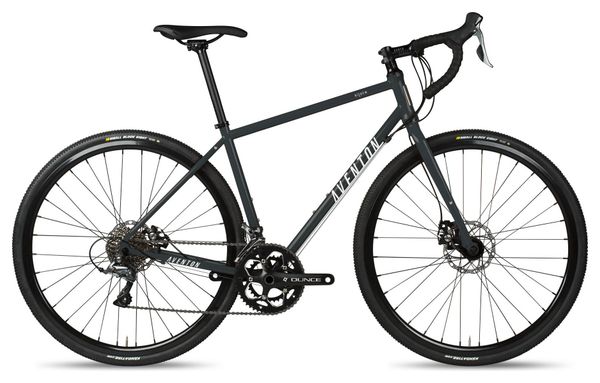 Aventon Kijote Gravel Bike Shimano Claris 8S 700 mm Charcoal Skid Grey 2019