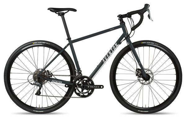 Gravel Bike Aventon Kijote Shimano Claris 8V 700 mm Gris Charcoal Skid