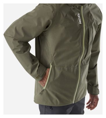 Veste Imperméable Millet Ubic Gore-Tex 3L Vert Homme