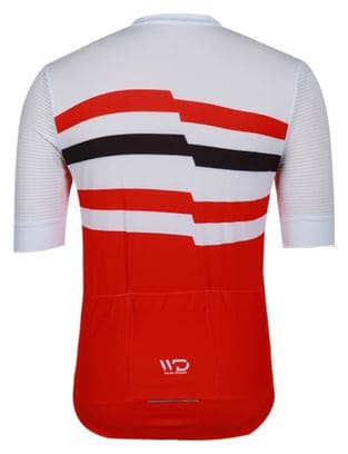 Maillot de cyclisme homme CHALLENGER blanc/rouge/noir