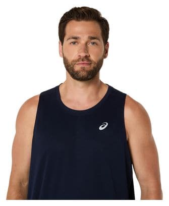 Asics Core Run Tank Blue Homme