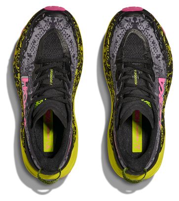 Chaussures Trail Hoka Speedgoat 6 Noir/Rose/Jaune Femme
