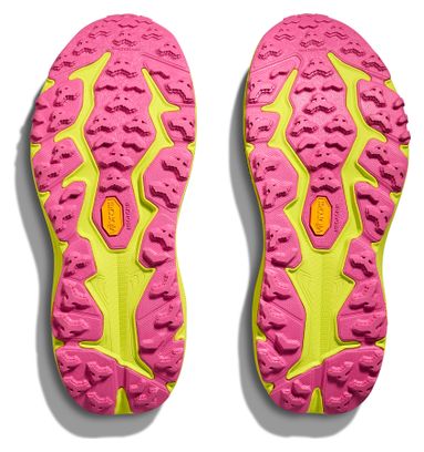Chaussures Trail Hoka Speedgoat 6 Noir/Rose/Jaune Femme